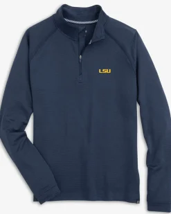 Lsu Tigers Scuttle Heather Quarter Zip<Southern Tide Cheap