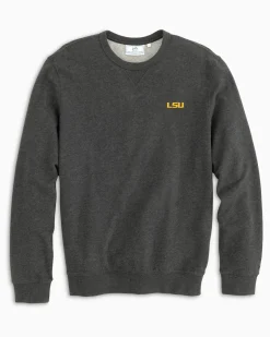 Lsu Tigers Upper Deck Pullover Sweatshirt<Southern Tide Best
