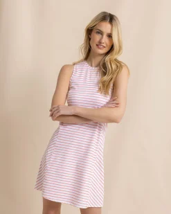 Lyllee Striped Performance Dress<Southern Tide Online