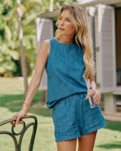 Mary Ellen Denim Short<Southern Tide Cheap