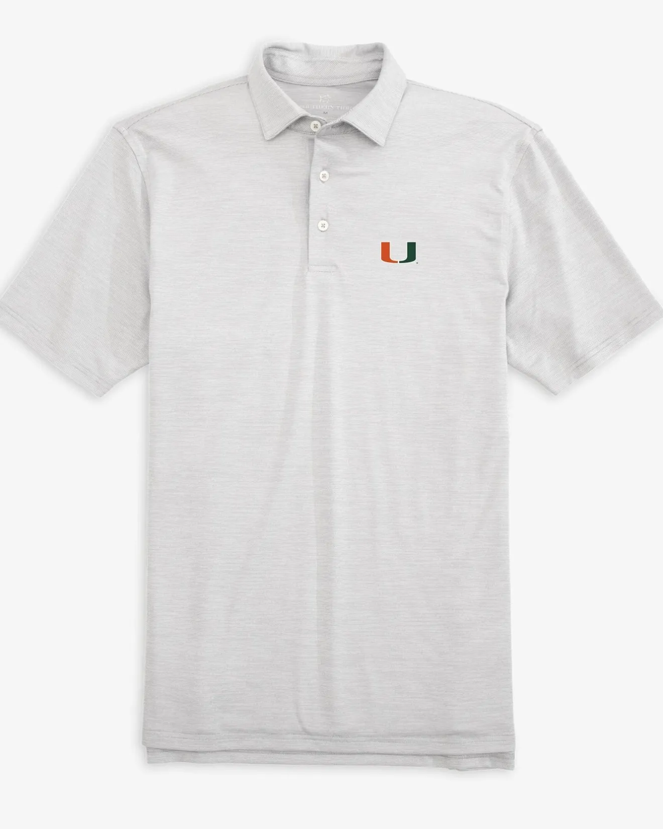Miami Hurricanes Driver Spacedye Polo Shirt<Southern Tide Best Sale