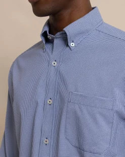 Micro Gingham Brrr°® Intercoastal Sport Shirt<Southern Tide Cheap