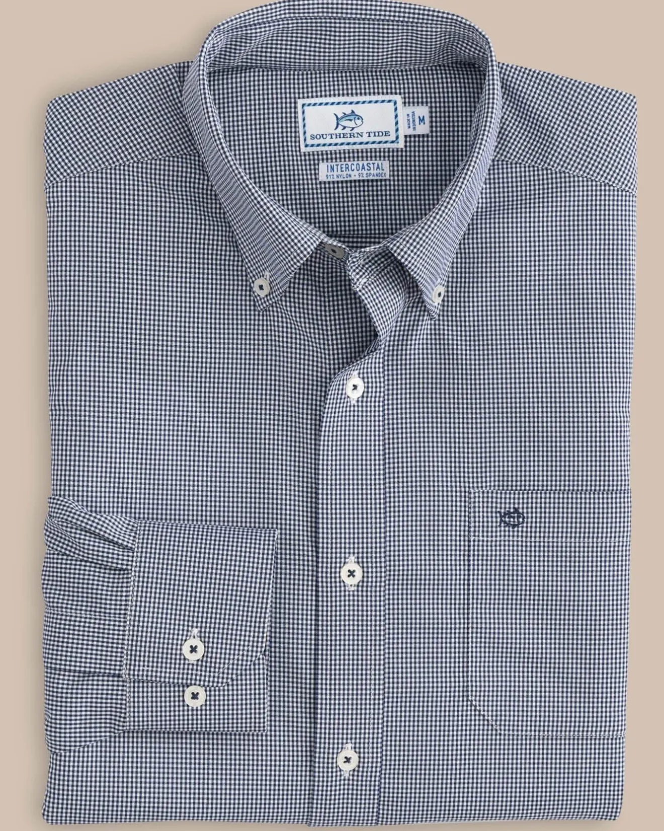 Micro Gingham Intercoastal Performance Sport Shirt<Southern Tide Shop