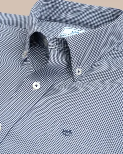 Micro Gingham Intercoastal Performance Sport Shirt<Southern Tide Shop