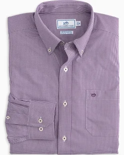 Micro Gingham Intercoastal Performance Sport Shirt<Southern Tide Shop