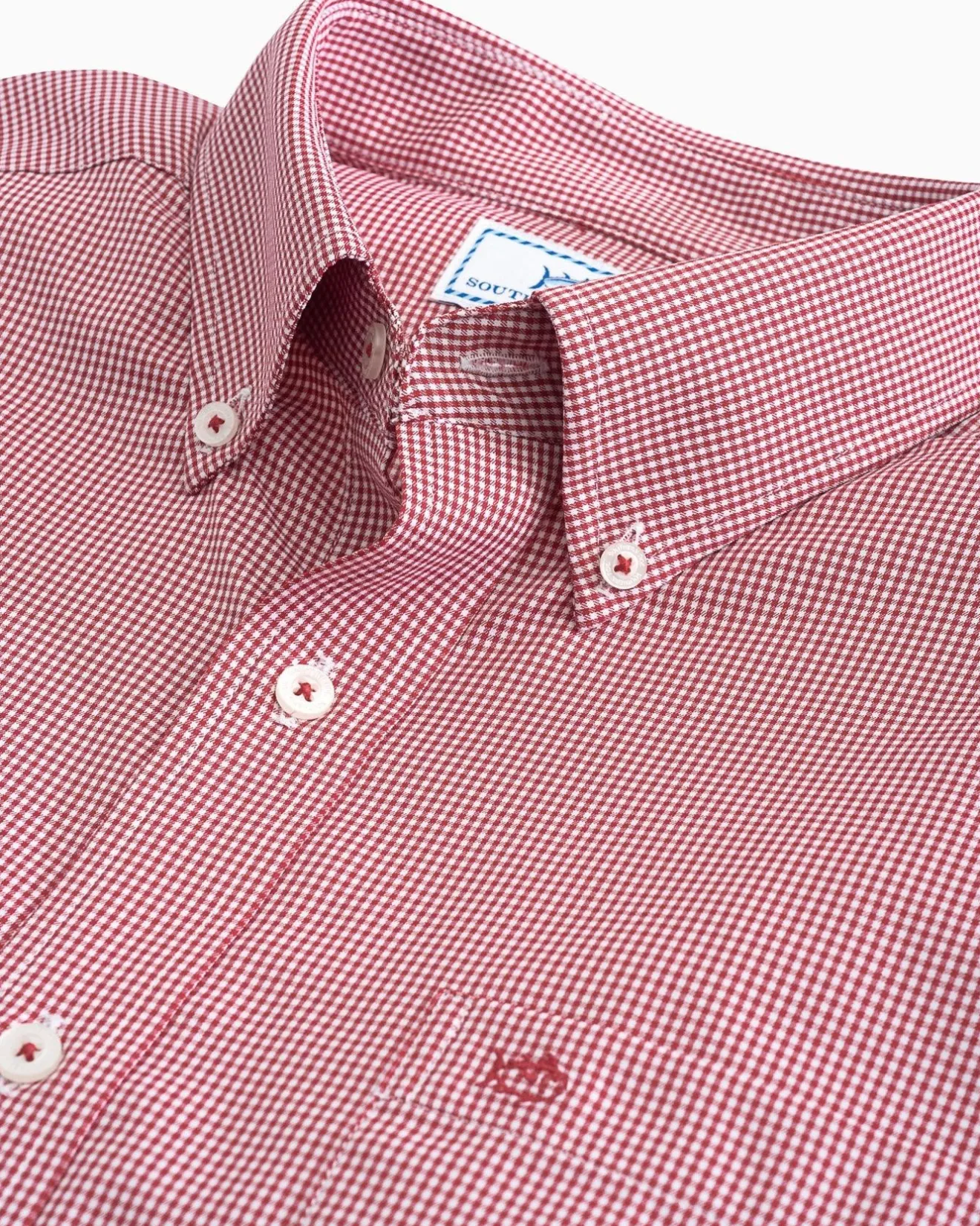 Micro Gingham Intercoastal Performance Sport Shirt<Southern Tide Shop