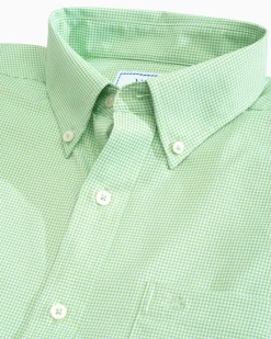 Micro Gingham Intercoastal Performance Sport Shirt<Southern Tide Shop