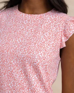 Mikala Floral Feeling Printed Sun Farer Dress<Southern Tide Best Sale
