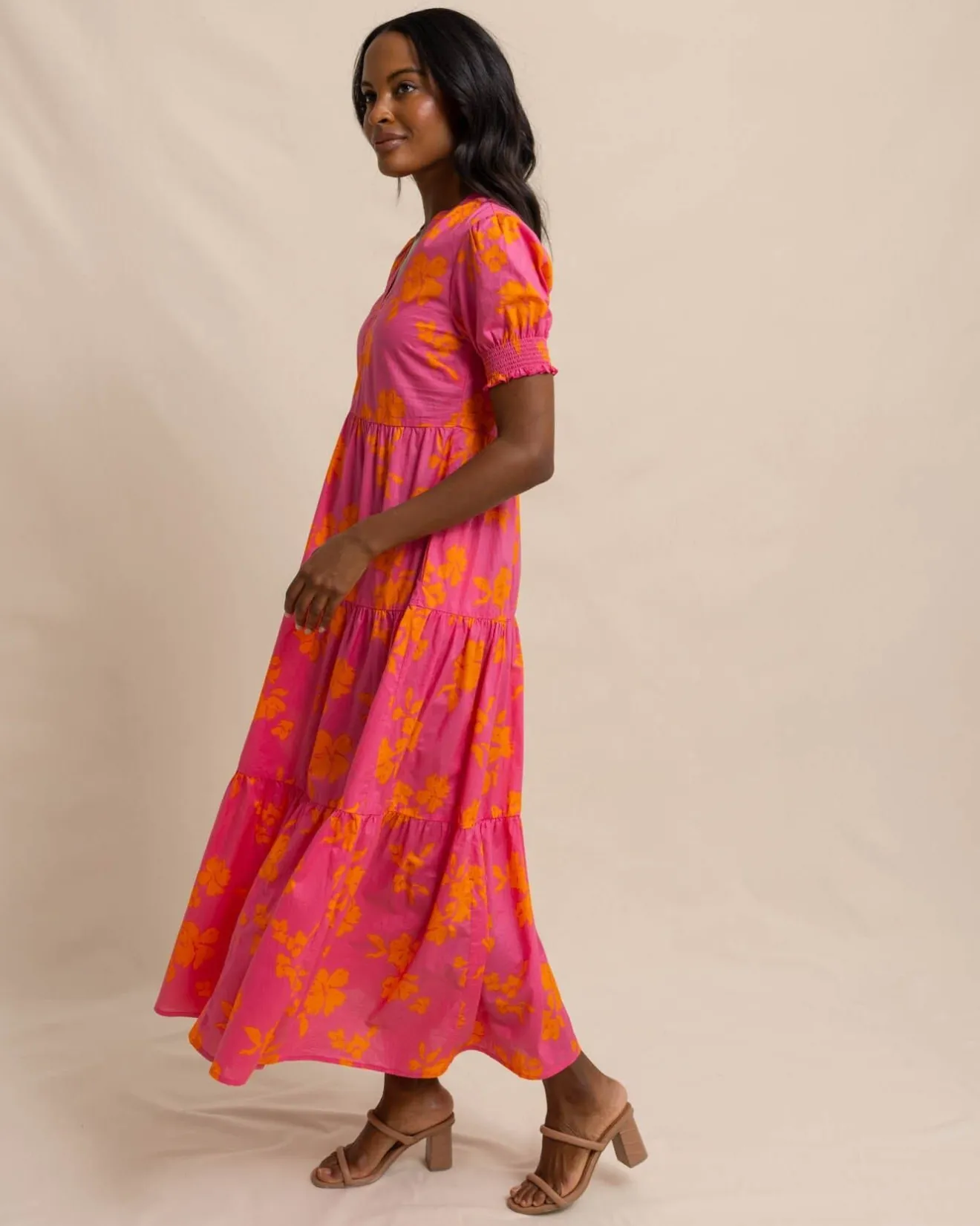 Nadine Tiered Cotton Lawn Maxi Dress<Southern Tide Online