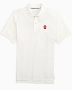 Nc State Wolfpack New Short Sleeve Skipjack Polo<Southern Tide Flash Sale