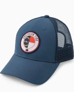 North Carolina Patch Performance Trucker Hat<Southern Tide Clearance