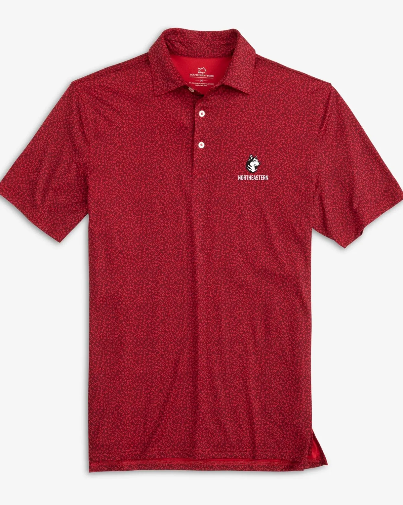 Northeastern Huskies Driver Gameplay Polo<Southern Tide Fashion