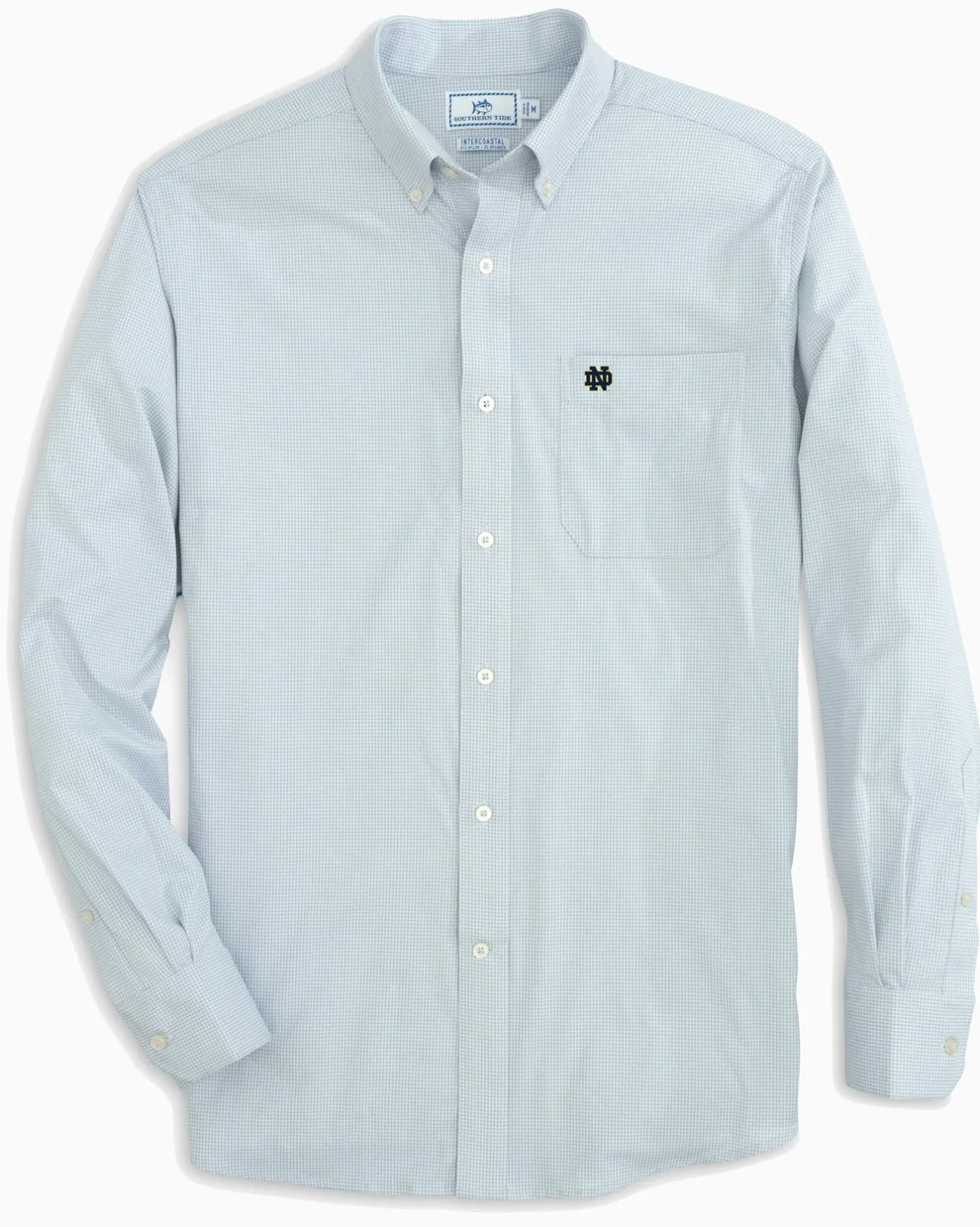 Notre Dame Fighting Irish Gingham Button Down Shirt<Southern Tide Fashion
