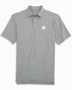 Notre Dame Fighting Irish Driver Spacedye Polo Shirt<Southern Tide Fashion