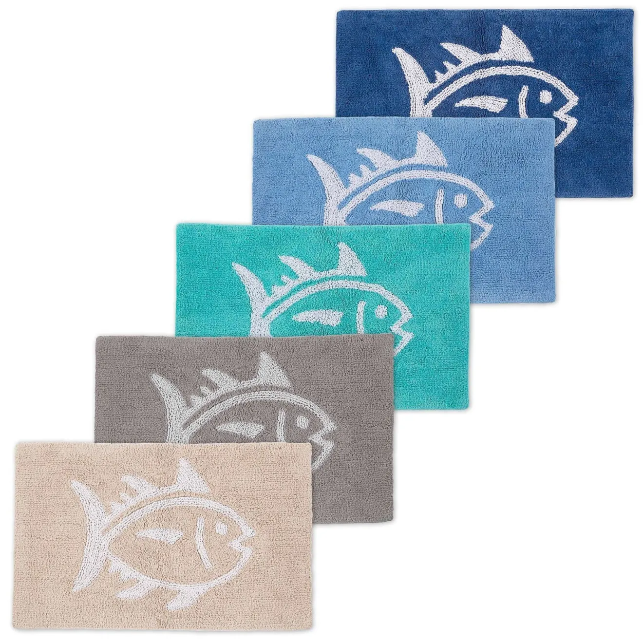 Reversible Skipjack Bath Rug - 17"W X 24"L<WPH Cheap