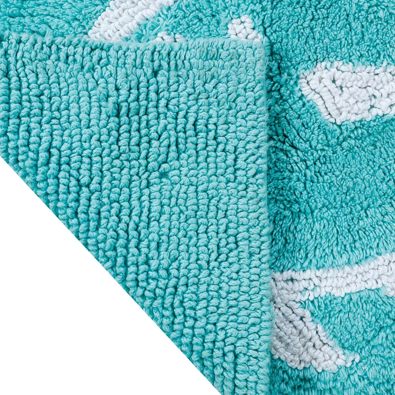 Reversible Skipjack Bath Rug - 17"W X 24"L<WPH Cheap
