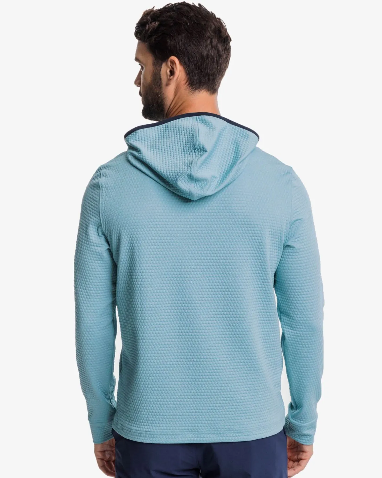 Scuttle Heather Performance Quarter Zip Hoodie<Southern Tide Flash Sale