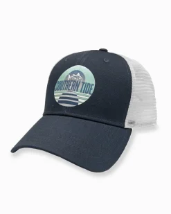 Skipjack And Stripes Trucker Hat<Southern Tide Fashion