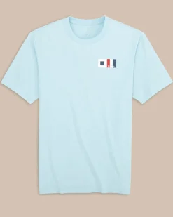 St Flag Left Chest Short Sleeve T-Shirt<Southern Tide Store