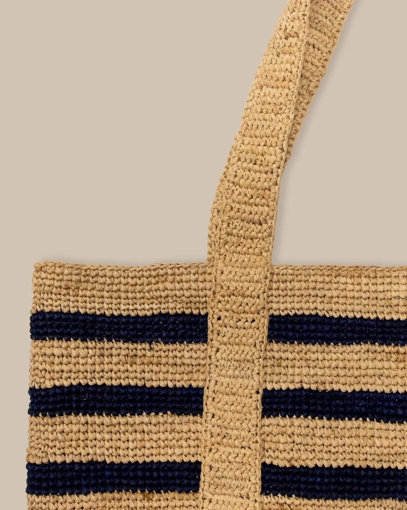 Striped Straw Hat Carrier Beach Tote<Southern Tide Best Sale