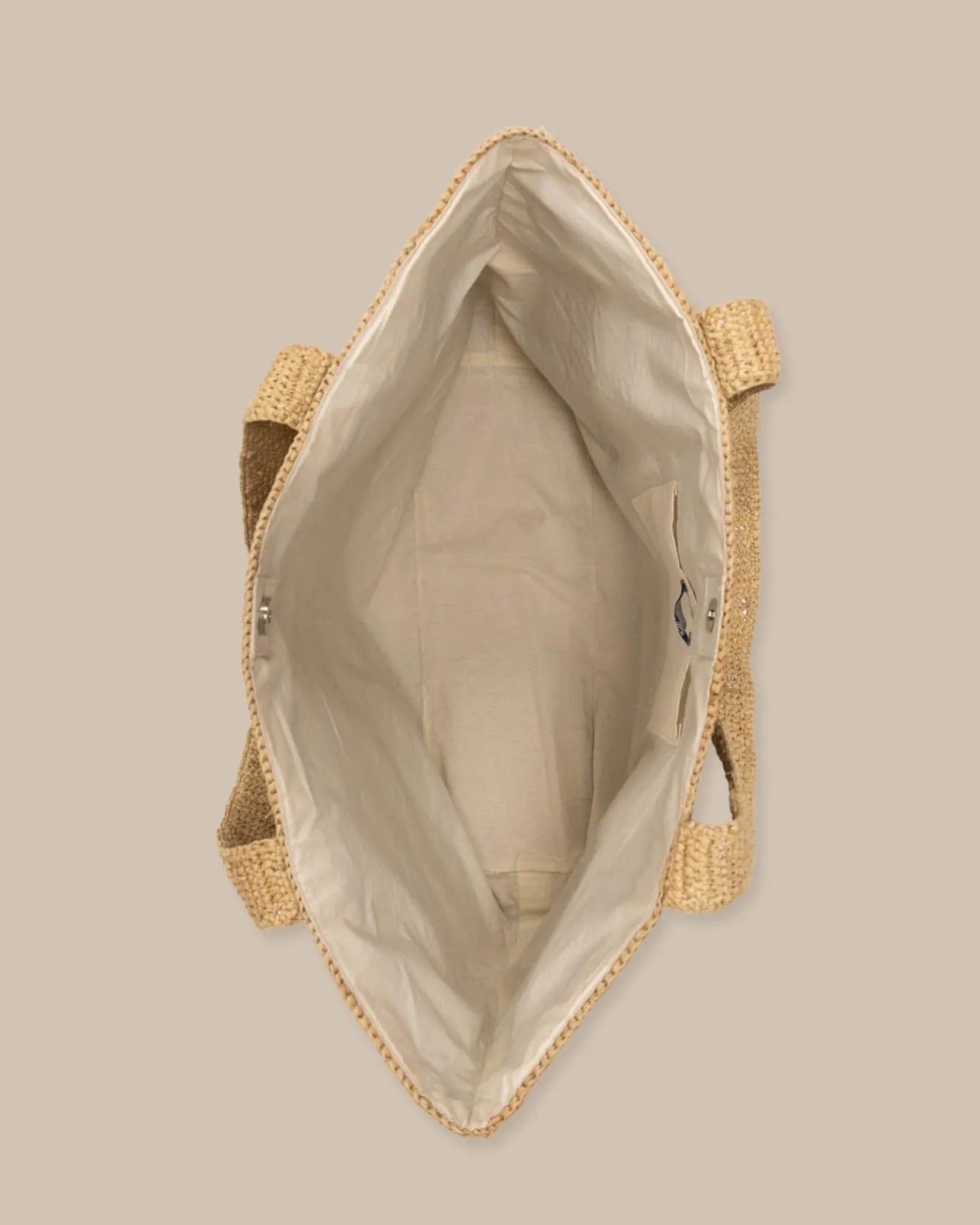 Striped Straw Hat Carrier Beach Tote<Southern Tide Best Sale