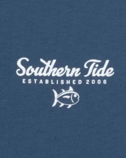 Striped Sunset Palms Short Sleeve T-Shirt<Southern Tide New
