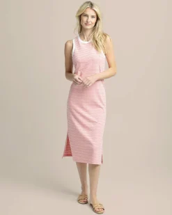 Sun Farer Stripe Midi Tank Dress<Southern Tide Fashion
