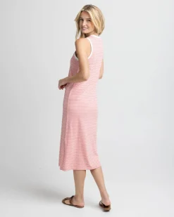 Sun Farer Stripe Midi Tank Dress<Southern Tide Fashion