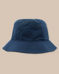 Sun Washed Seersucker Bucket Hat<Southern Tide Best