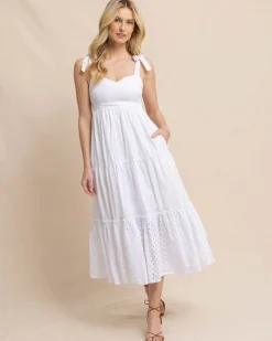 Sylvie Eyelet Maxi Dress<Southern Tide Store