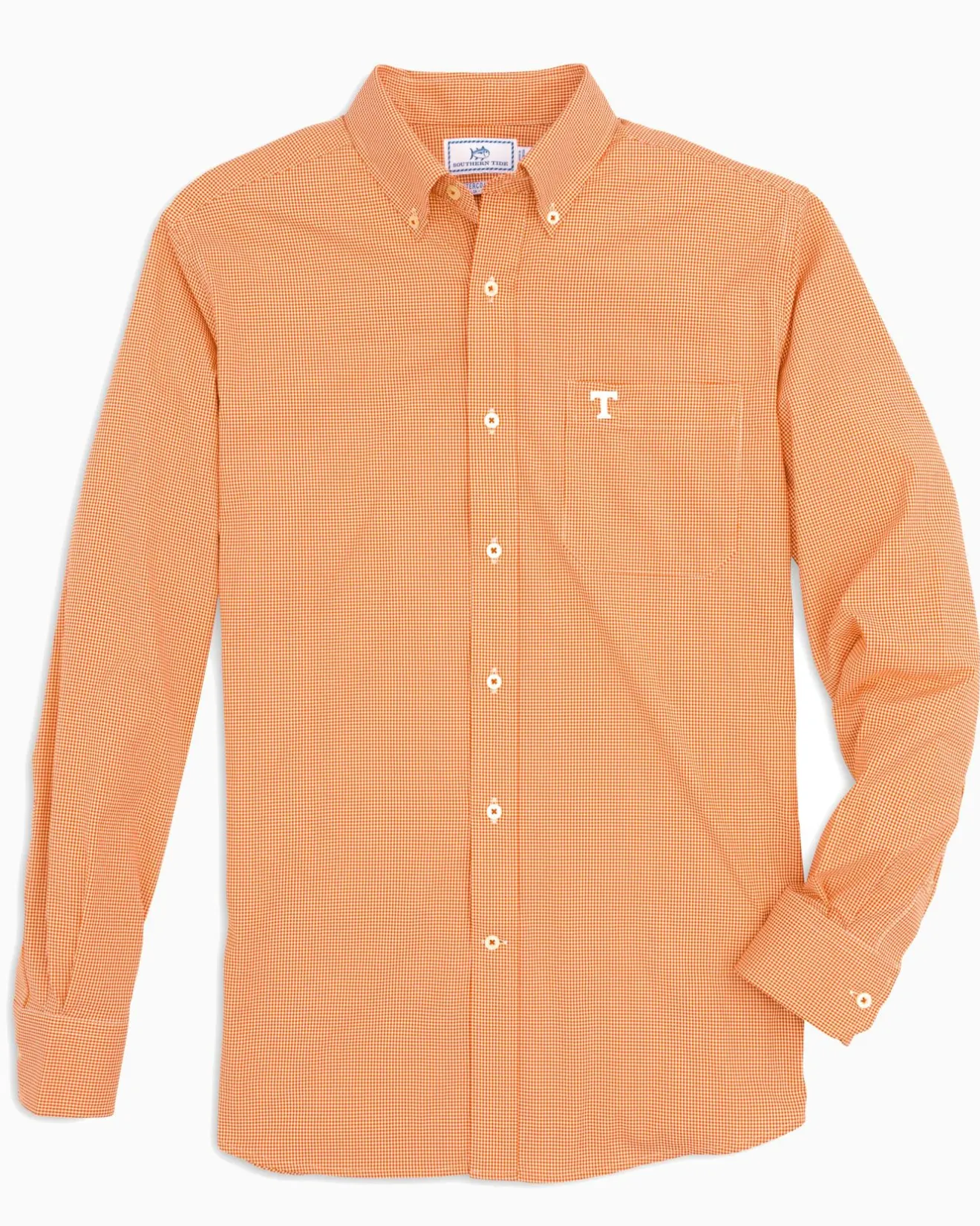 Tennessee Vols Gingham Button Down Shirt<Southern Tide Discount