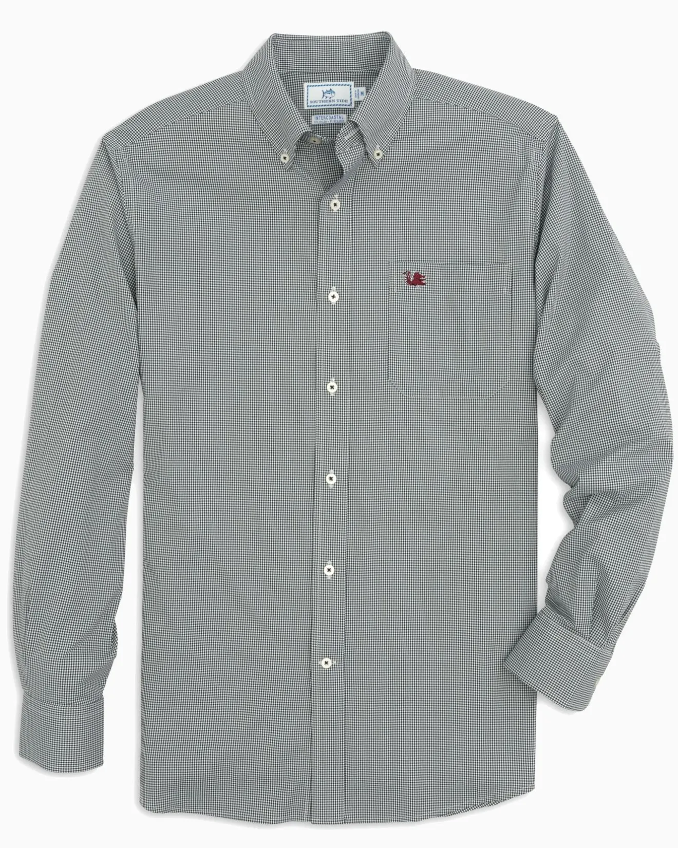 Usc Gamecocks Gingham Button Down Shirt<Southern Tide Best Sale