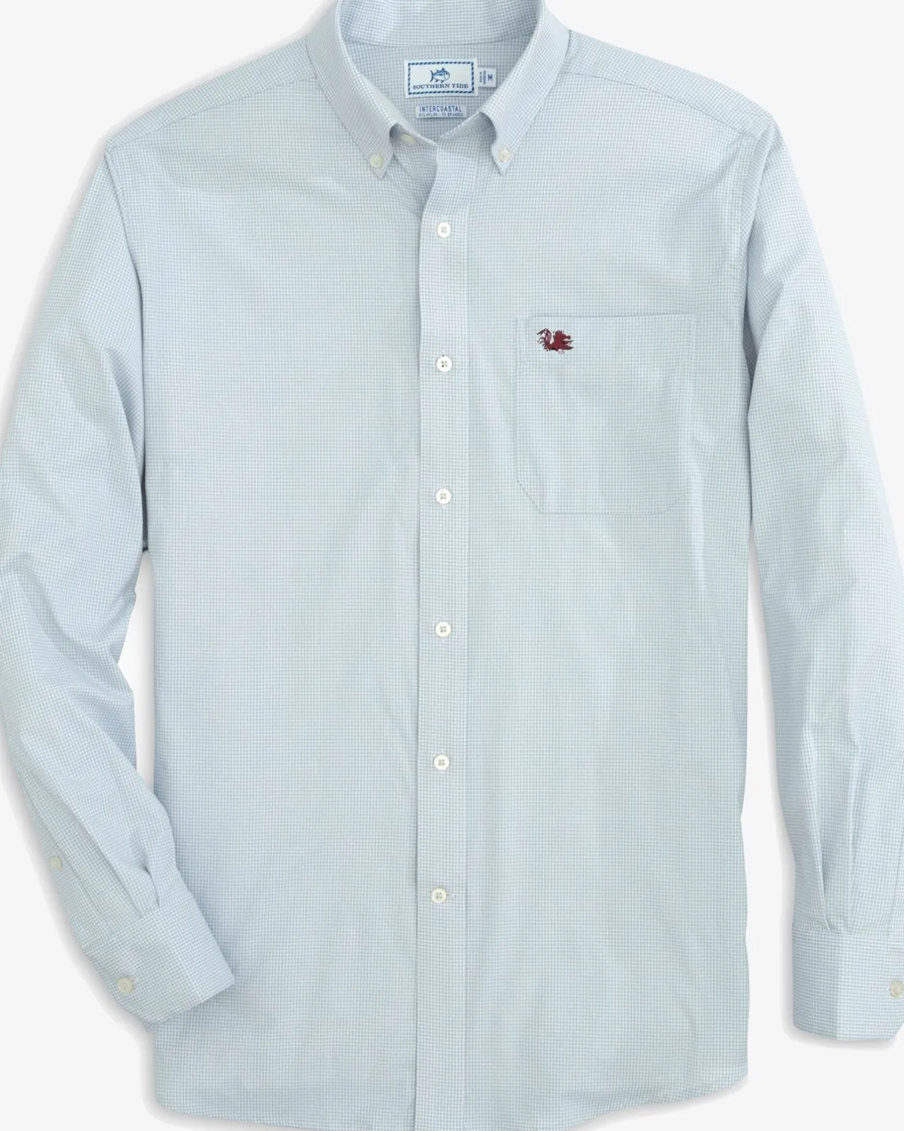 Usc Gamecocks Gingham Button Down Shirt<Southern Tide Best Sale