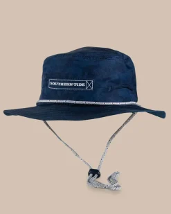 Waterway Camo Print Performance Sun Hat - Navy<Southern Tide Discount